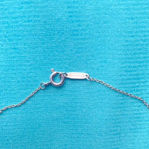 Tiffany & Co Square Love Notes Authentic 16” Necklace - Picture 4 of 6